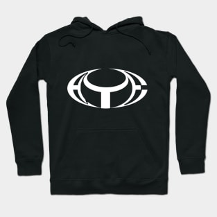 font metal with text eye Hoodie